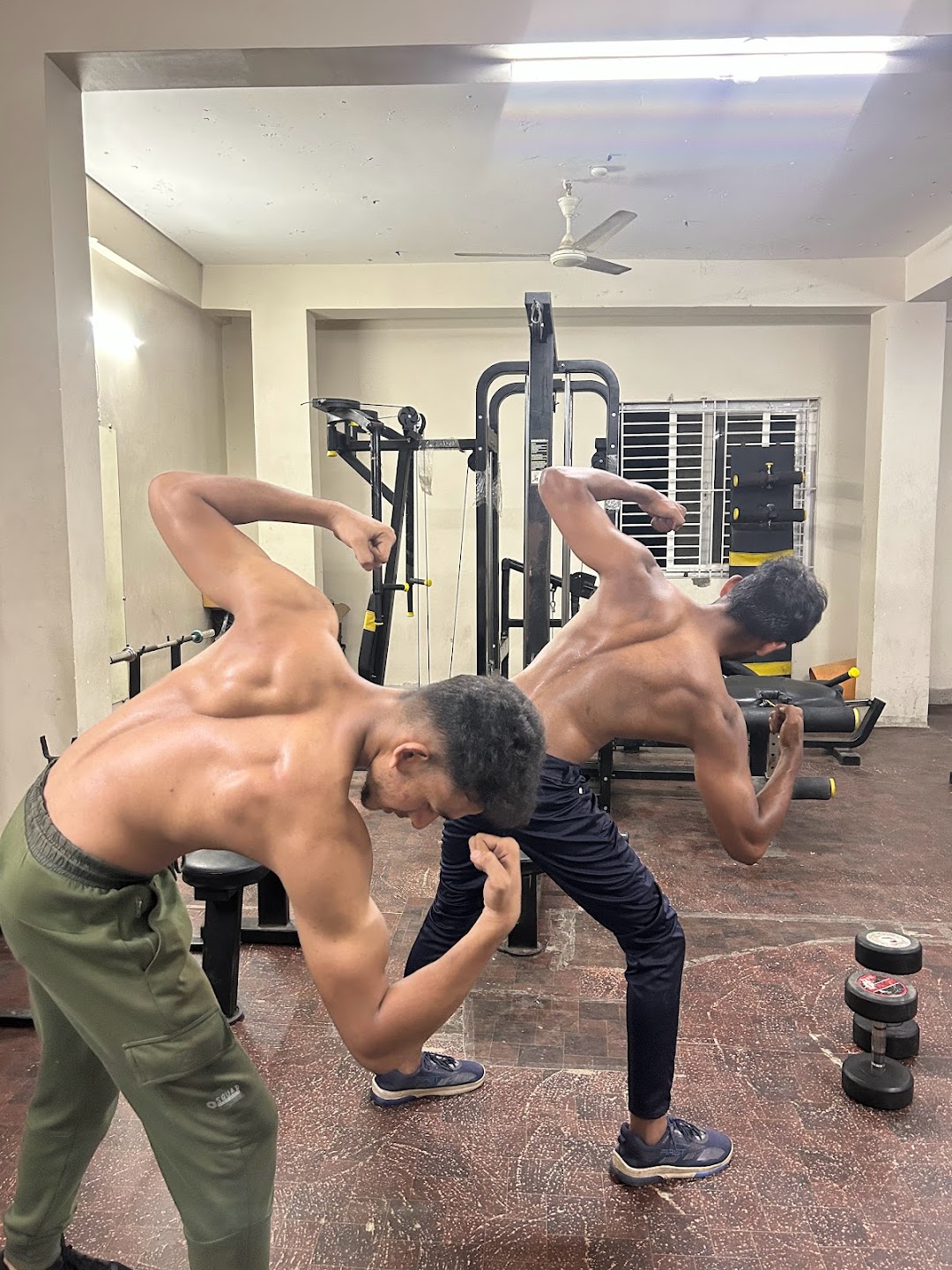 Modern gym facilities.